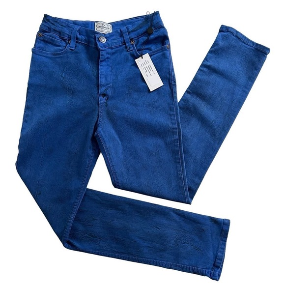 NWT La Miniatura Blue Lightning Jeans Kids 10 - Picture 1 of 8